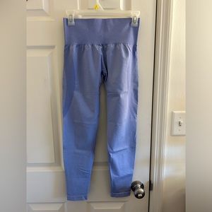 NVGTN periwinkle contour seamless leggings. Size medium